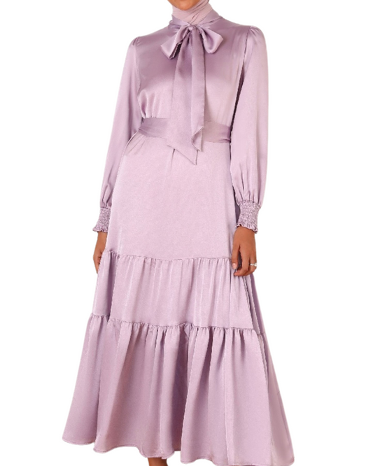 Lavender Modest Dress